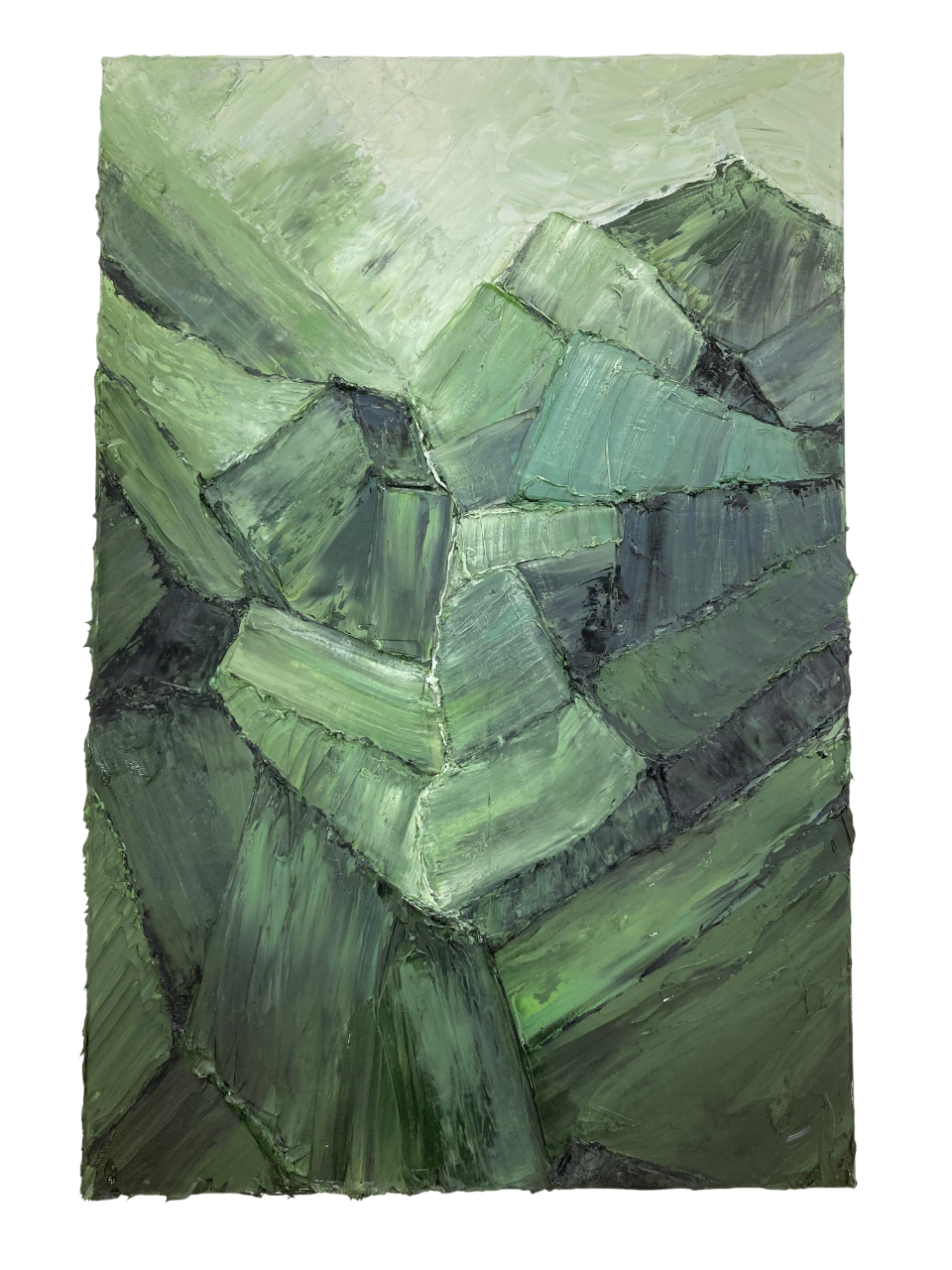 Schilderij Bergen - 100 x 140 cm