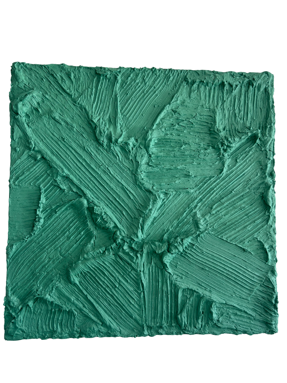 Structuur Donker Mint - 100 x 100 cm