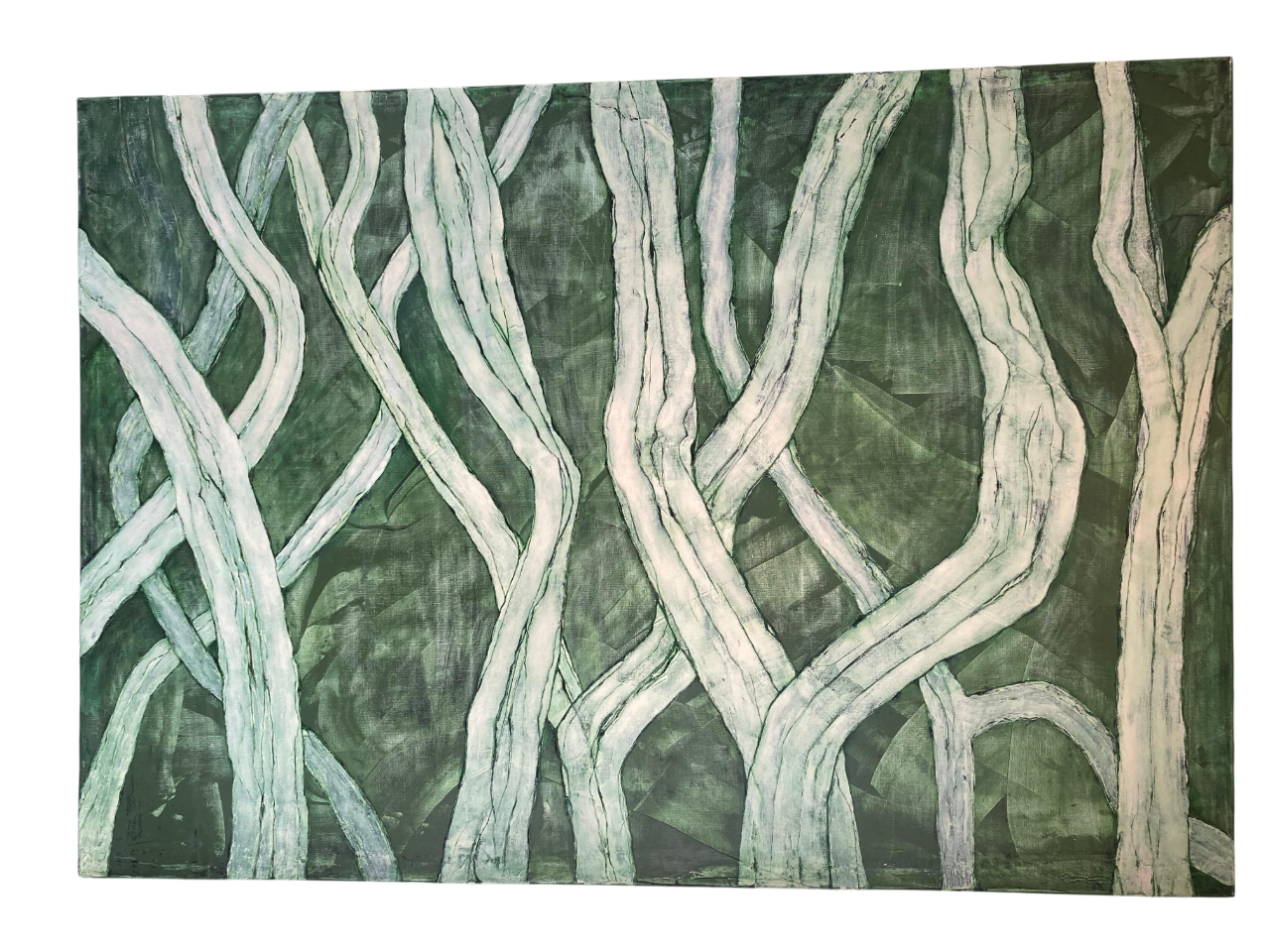 Acryl Zeewier - 200 x 140 cm