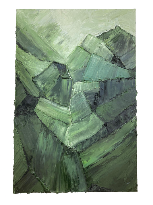 Schilderij Bergen - 100 x 140 cm