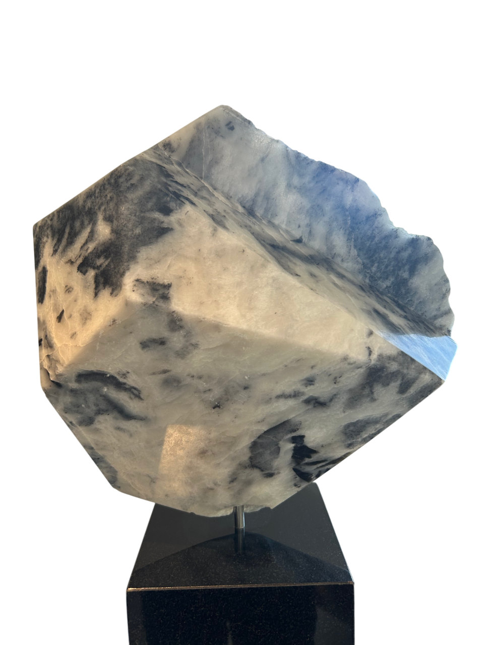 Beeld Wit/Zwart Marmer - 30 x 48 cm