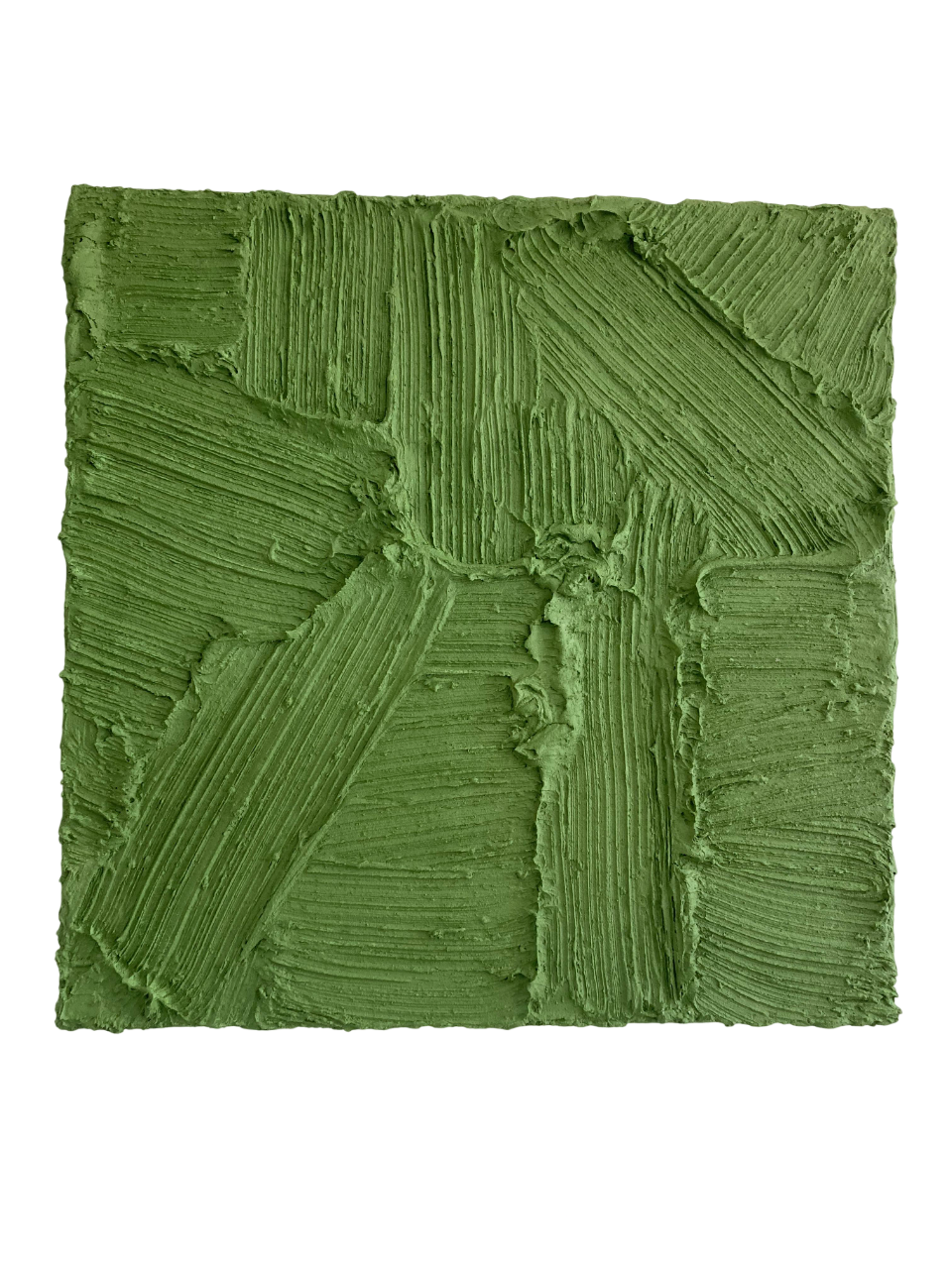 Structuur Olijfgroen - 100 x 100 cm