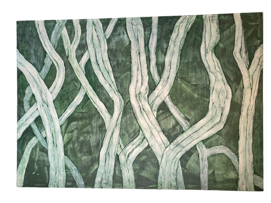 Acryl Zeewier - 200 x 140 cm